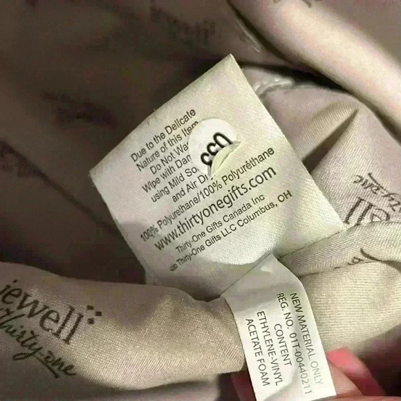 Jewell Thirty One Paris Large Crossbody Handbag Cobalt Blue Pebble Purse W/Pouch - Picture 10 of 14